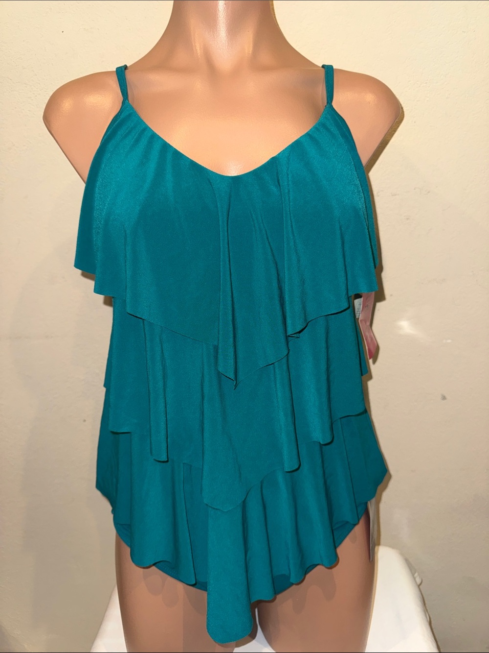 NWT MagicSuit by Miraclesuit Tankini set high waisted bottom size 10